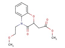 methyl [4-(2-methoxyethyl)-3-oxo-3,4-dihydro-2H-1,4-benzoxazin-2-yl]acetate