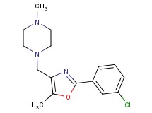 1-{[2-(3-chlorophenyl)-5-methyl-1,3-oxazol-4-yl]methyl}-4-methylpiperazine