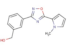 {3-[5-(1-methyl-1H-pyrrol-2-yl)-1,2,4-oxadiazol-3-yl]phenyl}methanol