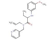 N-allyl-2-[(3-methoxyphenyl)amino]-N-(pyridin-3-ylmethyl)butanamide