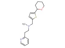 N-methyl-2-pyridin-2-yl-N-{[5-(tetrahydro-2H-pyran-2-yl)-2-thienyl]methyl}ethanamine