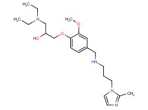 1-(diethylamino)-3-[2-methoxy-4-({[3-(2-methyl-1H-imidazol-1-yl)propyl]amino}methyl)phenoxy]-2-propanol