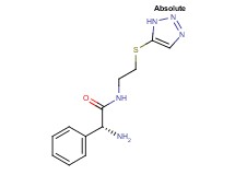 (2R)-2-amino-2-phenyl-N-[2-(1H-1,2,3-triazol-5-ylthio)ethyl]acetamide