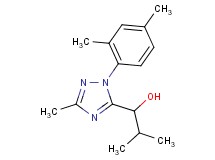 1-[1-(2,4-dimethylphenyl)-3-methyl-1H-1,2,4-triazol-5-yl]-2-methylpropan-1-ol