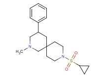 9-(cyclopropylsulfonyl)-2-methyl-4-phenyl-2,9-diazaspiro[5.5]undecane