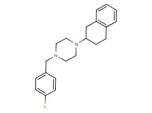 1-(4-fluorobenzyl)-4-(1,2,3,4-tetrahydro-2-naphthalenyl)piperazine