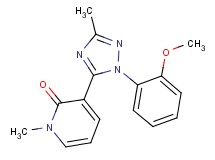 3-[1-(2-methoxyphenyl)-3-methyl-1H-1,2,4-triazol-5-yl]-1-methylpyridin-2(1H)-one