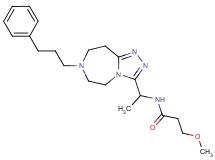 3-methoxy-N-{1-[7-(3-phenylpropyl)-6,7,8,9-tetrahydro-5H-[1,2,4]triazolo[4,3-d][1,4]diazepin-3-yl]ethyl}propanamide