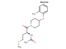 N-[(1S)-1-{[4-(2-methylphenoxy)-1-piperidinyl]carbonyl}-3-(methylthio)propyl]acetamide