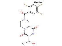 (3S,9aR)-3-[(1R)-1-hydroxyethyl]-8-(2,4,5-trifluorobenzoyl)tetrahydro-2H-pyrazino[1,2-a]pyrazine-1,4(3H,6H)-dione