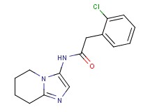2-(2-chlorophenyl)-N-(5,6,7,8-tetrahydroimidazo[1,2-a]pyridin-3-yl)acetamide
