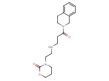3-(2-{[3-(3,4-dihydroisoquinolin-2(1H)-yl)-3-oxopropyl]amino}ethyl)-1,3-oxazinan-2-one