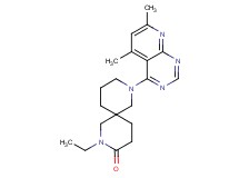 8-(5,7-dimethylpyrido[2,3-d]pyrimidin-4-yl)-2-ethyl-2,8-diazaspiro[5.5]undecan-3-one