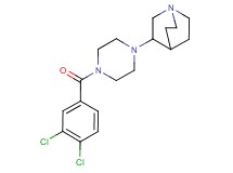 3-[4-(3,4-dichlorobenzoyl)-1-piperazinyl]quinuclidine