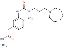 2-[3-({[(3-azepan-1-ylpropyl)(methyl)amino]carbonyl}amino)phenyl]-N-methylacetamide