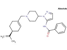 N-[1-(1-{[(4S)-4-isopropenyl-1-cyclohexen-1-yl]methyl}-4-piperidinyl)-1H-pyrazol-5-yl]benzamide