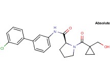 N-(3'-chlorobiphenyl-3-yl)-1-{[1-(hydroxymethyl)cyclopropyl]carbonyl}-L-prolinamide