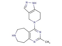 2-methyl-4-(1,4,6,7-tetrahydro-5H-pyrazolo[4,3-c]pyridin-5-yl)-6,7,8,9-tetrahydro-5H-pyrimido[4,5-d]azepine