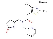2-(2,4-dimethyl-1,3-thiazol-5-yl)-N-{[(2S)-5-oxopyrrolidin-2-yl]methyl}-N-(pyridin-2-ylmethyl)acetamide