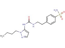 4-[2-({[(1-butyl-1H-pyrazol-5-yl)amino]carbonyl}amino)ethyl]benzenesulfonamide