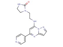 1-(2-{[5-(4-pyridinyl)pyrazolo[1,5-a]pyrimidin-7-yl]amino}ethyl)-2-imidazolidinone