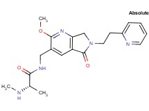 (2S)-N-{[2-methoxy-5-oxo-6-(2-pyridin-2-ylethyl)-6,7-dihydro-5H-pyrrolo[3,4-b]pyridin-3-yl]methyl}-2-(methylamino)propanamide