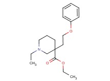 ethyl 1-ethyl-3-(2-phenoxyethyl)-3-piperidinecarboxylate