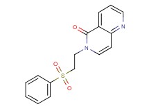 6-[2-(phenylsulfonyl)ethyl]-1,6-naphthyridin-5(6H)-one