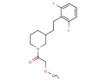 3-[2-(2,6-difluorophenyl)ethyl]-1-(methoxyacetyl)piperidine