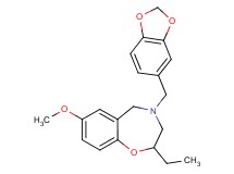 4-(1,3-benzodioxol-5-ylmethyl)-2-ethyl-7-methoxy-2,3,4,5-tetrahydro-1,4-benzoxazepine