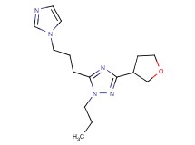 5-[3-(1H-imidazol-1-yl)propyl]-1-propyl-3-(tetrahydrofuran-3-yl)-1H-1,2,4-triazole