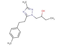 1-{3-methyl-5-[2-(4-methylphenyl)ethyl]-1H-1,2,4-triazol-1-yl}butan-2-ol