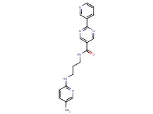 N-{3-[(5-methyl-2-pyridinyl)amino]propyl}-2-(3-pyridinyl)-5-pyrimidinecarboxamide