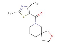 7-[(2,4-dimethyl-1,3-thiazol-5-yl)carbonyl]-2-oxa-7-azaspiro[4.5]decane