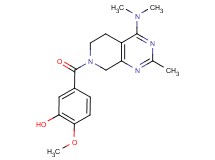5-{[4-(dimethylamino)-2-methyl-5,8-dihydropyrido[3,4-d]pyrimidin-7(6H)-yl]carbonyl}-2-methoxyphenol