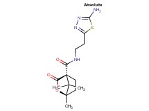 (1R,4S)-N-[2-(5-amino-1,3,4-thiadiazol-2-yl)ethyl]-1,7,7-trimethyl-3-oxo-2-oxabicyclo[2.2.1]heptane-4-carboxamide