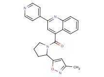 4-{[2-(3-methyl-5-isoxazolyl)-1-pyrrolidinyl]carbonyl}-2-(4-pyridinyl)quinoline