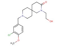 9-(3-chloro-4-methoxybenzyl)-2-(2-hydroxyethyl)-2,9-diazaspiro[5.5]undecan-3-one