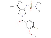 N'-[(3S*,4R*)-1-(4-fluoro-3-methoxybenzoyl)-4-isopropyl-3-pyrrolidinyl]-N,N-dimethylsulfamide
