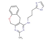 N-[3-(1H-imidazol-2-yl)propyl]-2-methyl-5,11-dihydro[1]benzoxepino[3,4-d]pyrimidin-4-amine