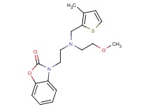3-(2-{(2-methoxyethyl)[(3-methyl-2-thienyl)methyl]amino}ethyl)-1,3-benzoxazol-2(3H)-one