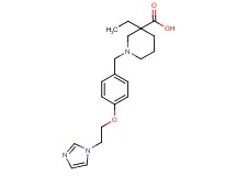 3-ethyl-1-{4-[2-(1H-imidazol-1-yl)ethoxy]benzyl}piperidine-3-carboxylic acid