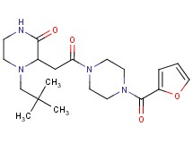 4-(2,2-dimethylpropyl)-3-{2-[4-(2-furoyl)-1-piperazinyl]-2-oxoethyl}-2-piperazinone
