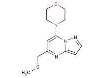 5-(methoxymethyl)-7-(4-morpholinyl)pyrazolo[1,5-a]pyrimidine