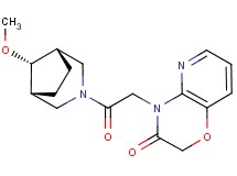 4-{2-[(8-syn)-8-methoxy-3-azabicyclo[3.2.1]oct-3-yl]-2-oxoethyl}-2H-pyrido[3,2-b][1,4]oxazin-3(4H)-one