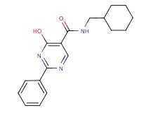 N-(cyclohexylmethyl)-4-hydroxy-2-phenylpyrimidine-5-carboxamide