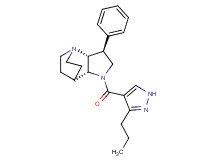 (2R*,3S*,6R*)-3-phenyl-5-[(3-propyl-1H-pyrazol-4-yl)carbonyl]-1,5-diazatricyclo[5.2.2.0~2,6~]undecane