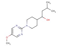 1-[1-(5-methoxy-2-pyrimidinyl)-4-piperidinyl]-3-methyl-1-butanol