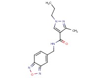 N-(2,1,3-benzoxadiazol-5-ylmethyl)-3-methyl-1-propyl-1H-pyrazole-4-carboxamide