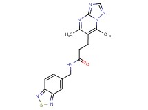 N-(2,1,3-benzothiadiazol-5-ylmethyl)-3-(5,7-dimethyl[1,2,4]triazolo[1,5-a]pyrimidin-6-yl)propanamide